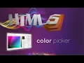 HTML for beginners 44 color input type COLOR PICKER