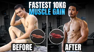 Fastest 10kg Muscle Gain Naturally |You Do it Wrong!