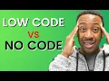Low Code VS No Code No Code App Builder Questions