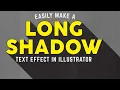 How to Create Trendy Long Shadow Text Effect