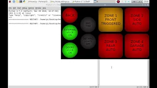 Heating Security Control Part 22 - Raspberry Pi coding python tkinter gui