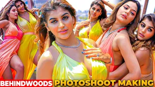 hot glamorous yashika aishwarya photoshoot making video shoot arabic kuthu