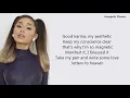 Ariana Grande-just like magic -Letra
