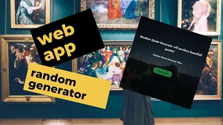 Random generator - design and developing html css js