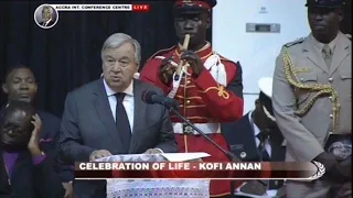 funeral of kofi annan remarks by ant nio guterres un secretary general 