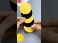 Honey Bee made by circle paper
