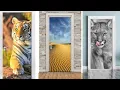 3d newest door Stickers ideas
