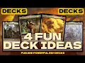 4 FUN Commander Deck Ideas Magic The Gathering