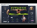 Responsive Modern Gym Website Design - HTML CSS JS