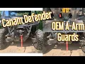 Canam Defender OEM A-Arm Guards