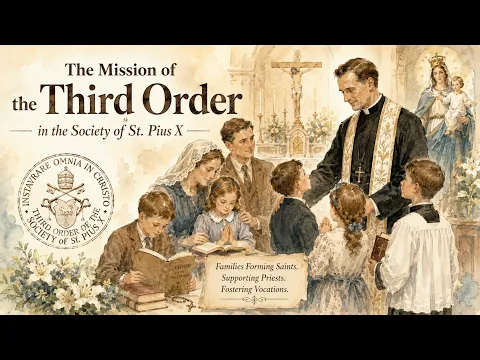 The Mission of the Third Order in the Society of St. Pius X video
