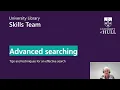 Health sciences Advanced searching for finding quality journal articles