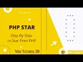 O Star Pattern Print In PHP Step By Step O Star Pattern Print In PHP Web Tutorial 39