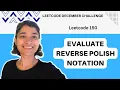 Evaluate Reverse Polish Notation Leetcode 150 Stack