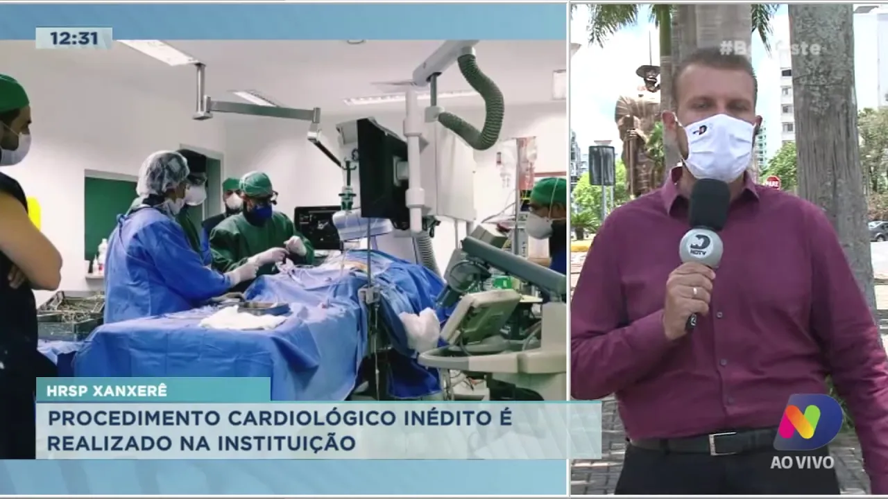 Procedimento cardiológico inédito é realizado no Hospital São Paulo em Xanxerê