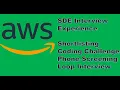 Amazon Interview Experience SDE 2022 FAQS Process Tips