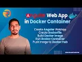 Angular Web App in Docker Container Build Docker Image Use Docker Hub