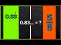 Express the decimal 0 83 repeating as a fraction