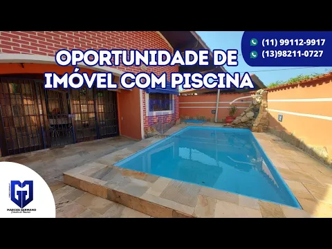 Download MP3 Ótima oportunidade de imóvel R$550.000,00 I Com 3 Dormitórios e piscina  em Peruíbe SP