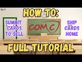 COMC Submissions Explained How To Send Cards to Sell or Ship Home Detailed Tutorial Walkthrough