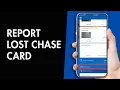 How to Report a Lost Chase Card