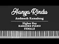 Download Lagu Hanya Rindu FEMALE KARAOKE PIANO COVER Andmesh Kamaleng