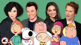 Seth MacFarlane Mila Kunis Seth Green Alex Bornstein Talk 25 Years of Family Guy Esquire
