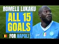 Romelu Lukaku - ALL 15 GOALS FOR NAPOLI So Far 2024-26 Skills Highlights