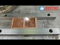Lagu OVLaser-Huaray 5W UV 2.5D laser marking machine relief engraving wood windmill.