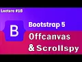 Bootstrap 5 Tutorial Scrollspy And Offcanvas Side Menu In Bootstrap 5 Lecture 14 Web Tech