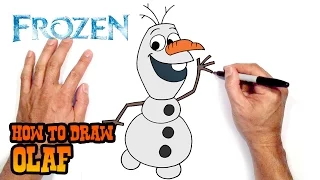 how to draw olaf frozen