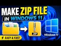 How To Make a ZIP File in Windows 11 Compress Password Protect Extract Files 2026