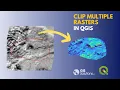 Clip Multiple Raster Datasets in QGIS