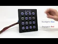 Bluewater Laser Etched Pushbutton Panels