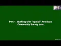 2023 Webinar 2 - Mapping and spatial analysis with ACS data in R
