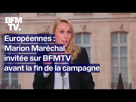 Download MP3 Européennes: l'interview de Marion Maréchal sur BFMTV en intégralité