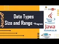 1 8 2 how to know primitive data type size and range with java program explained in TELUGU