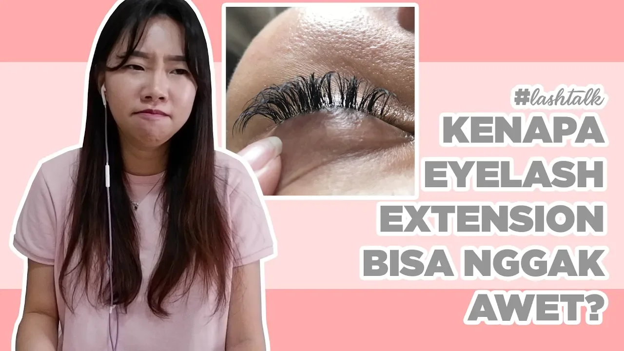 REVIEW LEM EYELASH EXTENSION YANG TAHAN LAMA & BAGUS & BERKUALITAS Hayy teman” , di video ini saya .. 