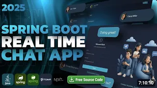 Modern Real-Time Chat App Java Spring Boot STOMP Next js Free Source Code