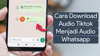 cara download musik di video tiktok jadi audio whatsapp