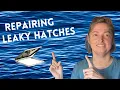 We got leaks Silverton Hatch repair Boat refit DIY EPISODE DIY Boat Projects trawler living
