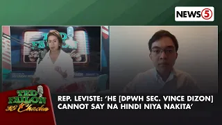 Listahan ng ‘allocable’ kada district, ipinost online ni Rep. Leviste | Ted Failon & DJ Chacha