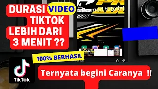 Download PAKAI INI ‼️ CARA UPLOAD VIDEO TIKTOK LEBIH DARI 3 MENIT,  TIPS TIK TOK 26 | ProMed Tutorial MP3