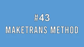 Python maketrans method
