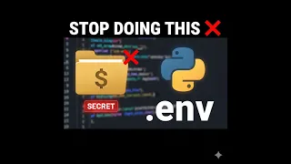 STOP Hardcoding API Keys Use env in Python