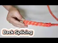 Back Splicing 3-Strand Rope How To Tie Rope Tutorial vlog