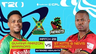 Extended Highlights | Guyana Amazon Warriors vs St Kitts & Nevis Patriots | CPL 2026
