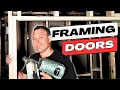 Framing a Door Opening Step-by-Step E6 Finishing a Basement