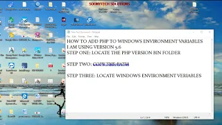 HOW TO ADD WAMP SERVER PHP TO WINDOWS ENVIRONMENT VARIABLES