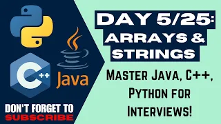 Master Java C Python for Interviews